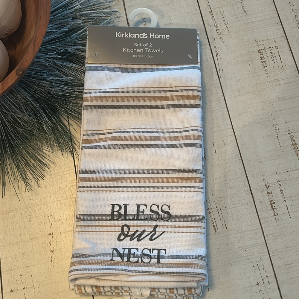 Set of 2 kitchen dish towels